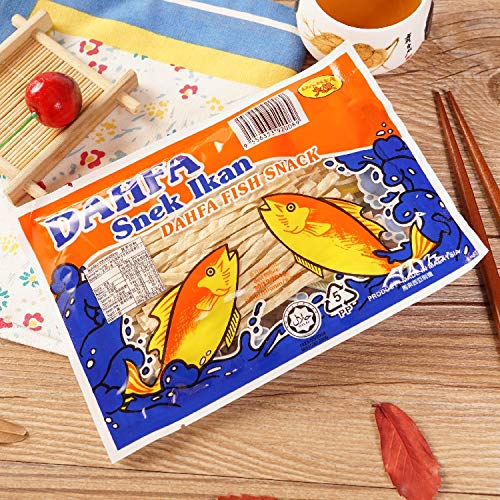 Dah Fa Dried Fish Fillet Snack Pack of 30 (8g each)[Hong Kong Imported]