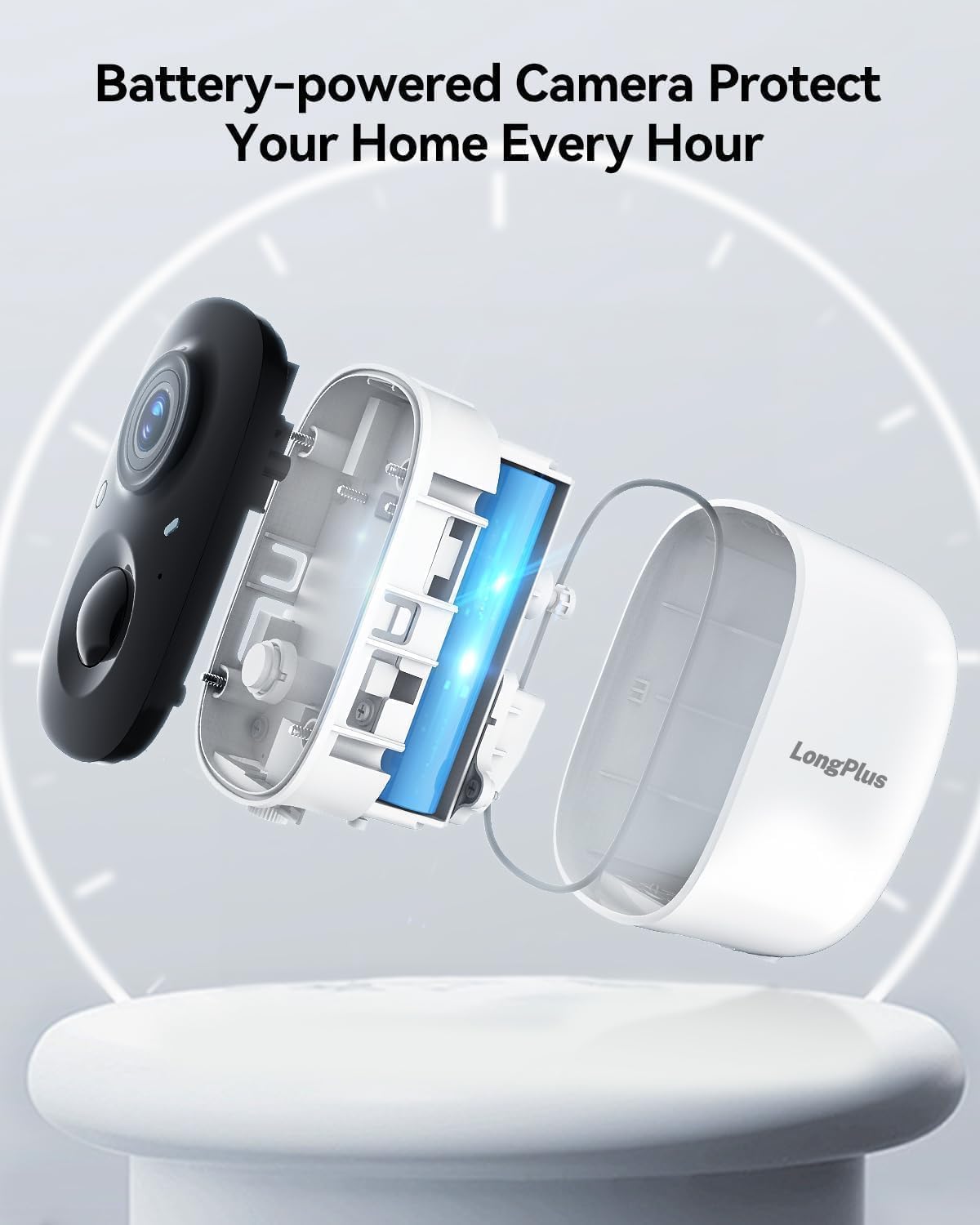 LongPlus Vicohome Security Cameras Wireless Outdoor, 1080P Wireless Camera for Home Security, WiFi Cameras Outdoor w/AI Motion Detection, 2-Way Talk, Cloud/SD Storage, 2Pack