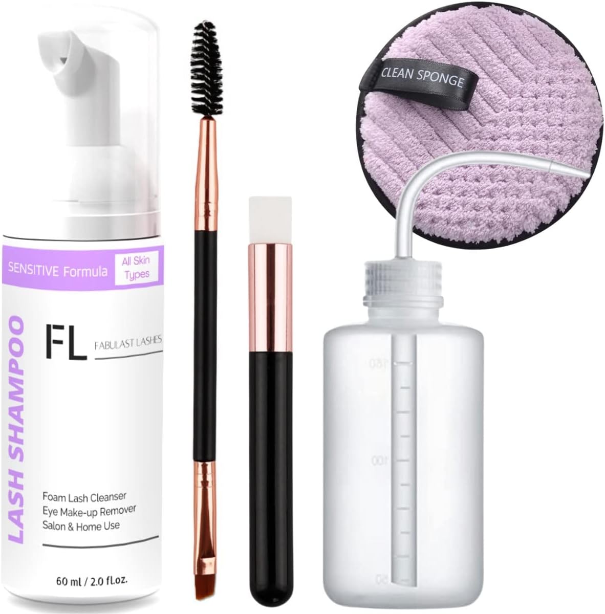 Eyelash Cleanser for Extensions Kit Sensitive Lash Wash