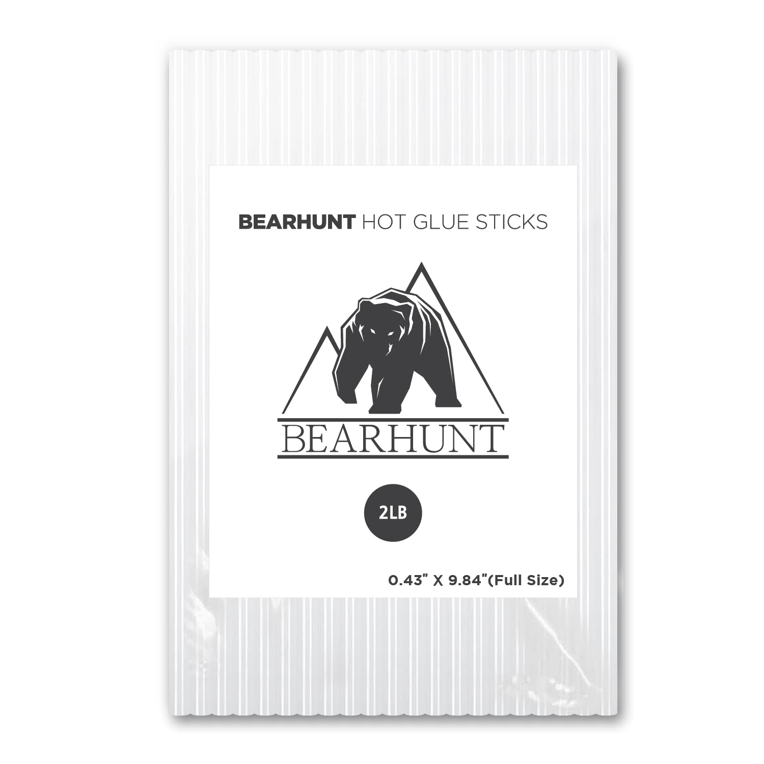 BEARHUNT Strong Hot Melt Glue Gun Sticks bulk (0.43" X 9.84"_2lb)