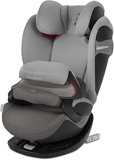 Cybex Gold Pallas S-Fix - Silla de coche 2 en 1 para coches con y sin Isofix, Grupo 1/2/3 (9-36 kg), Desde los 9 meses hasta los 12 años aprox., Colección Color 2019, Gris (Manhattan Grey)