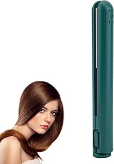 Mini Dual-Purpose Curling Iron 2 in 1 Hair Curler, Ceramic Mini Hair Curler Portable Hair Iron USB Hair Straightener Curler Travel Curling Iron for Short/Long Hair