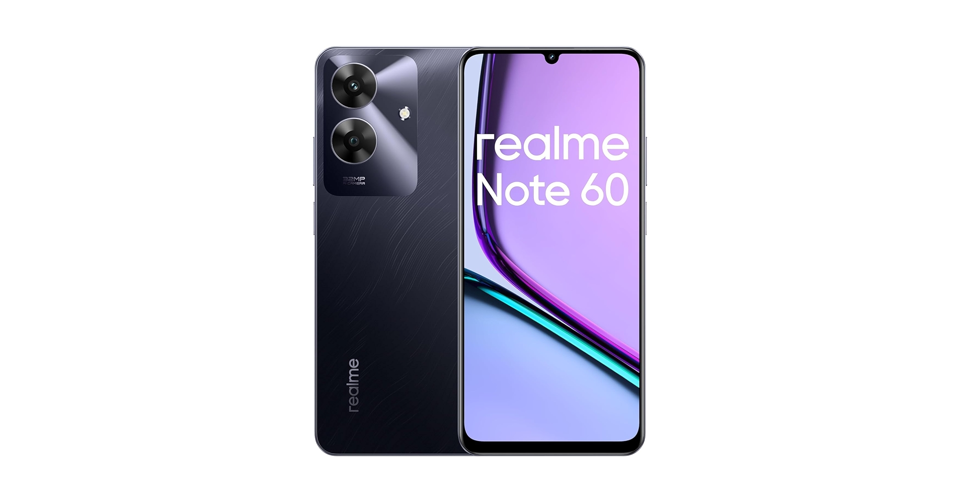 realme Note 60 黒 3GB+64GB realme Note 60 SIMフリー Black 3GB/64GB Realme Note 60, 64GB