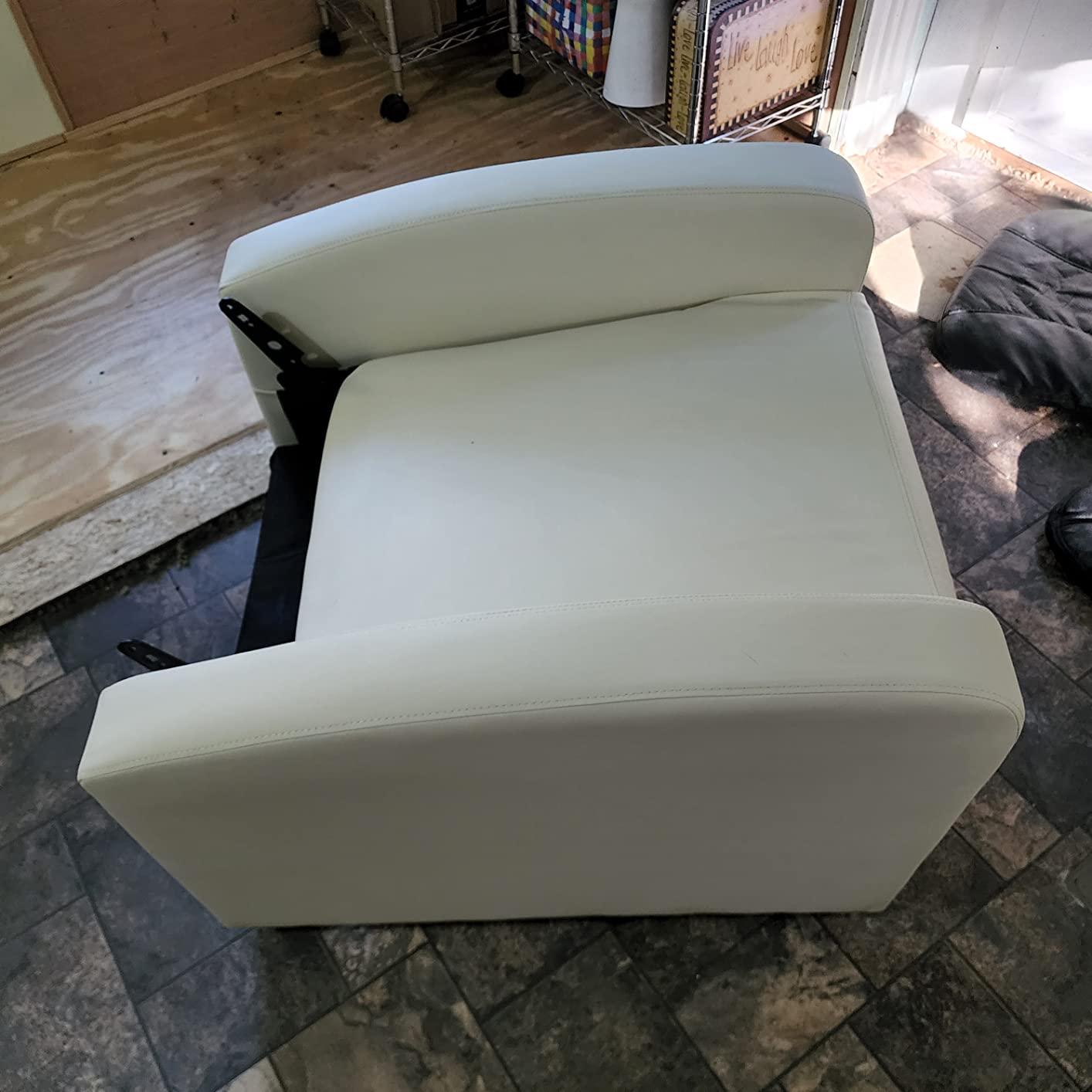 27/mo Finance Yaheetech Recliner Chair PU Leather Recliner Sofa Home