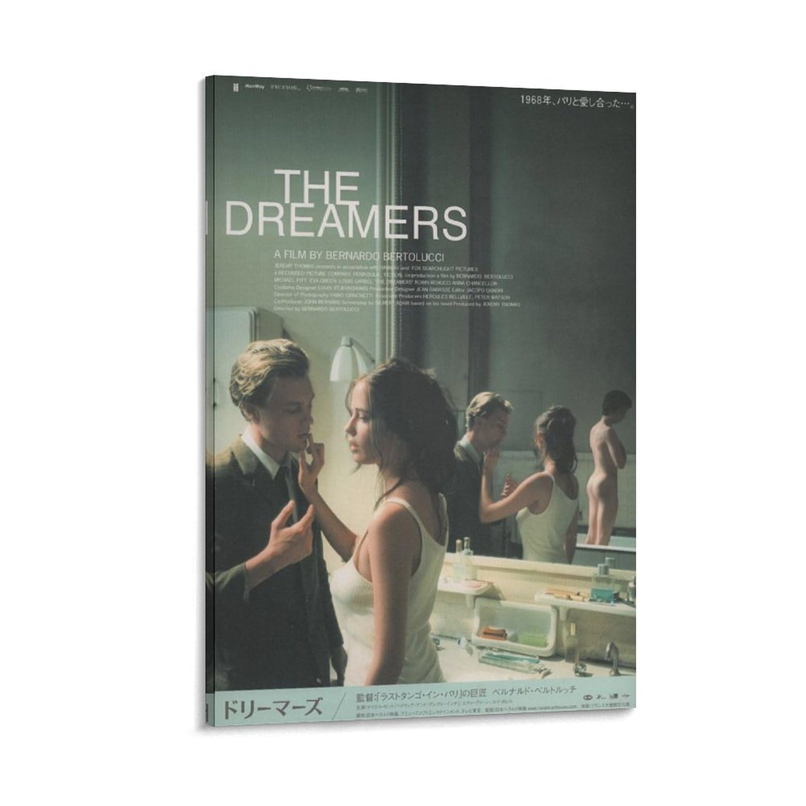 Amazon.com: The Dreamers Movie Poster Canvas Painting Wall Art