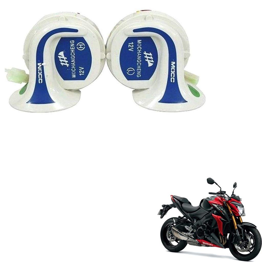 Kozdiko Mocc Bike 18 in 1 Digital Tone Magic Horn Set of 2 for Suzuki GSX S1000