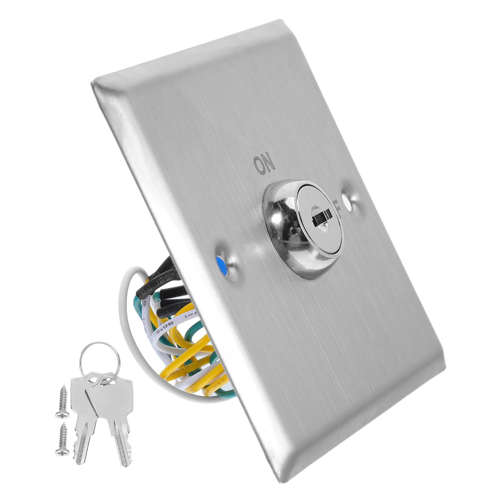 Interruptor de llave para puerta de emergencia de acero inoxidable 8