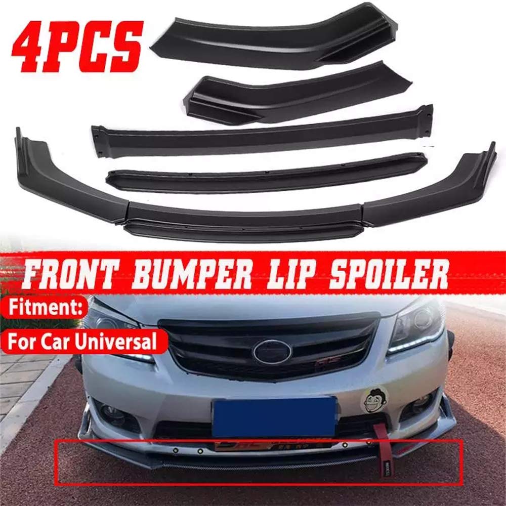 Spoiler Anteriore, Labbro Del Diffusore Del Labbro Del Kit Del Corpo Dello Splitter Del Paraurti Anteriore Dell'auto Universale Regolabile Per BMW Per Benz Per Audi
