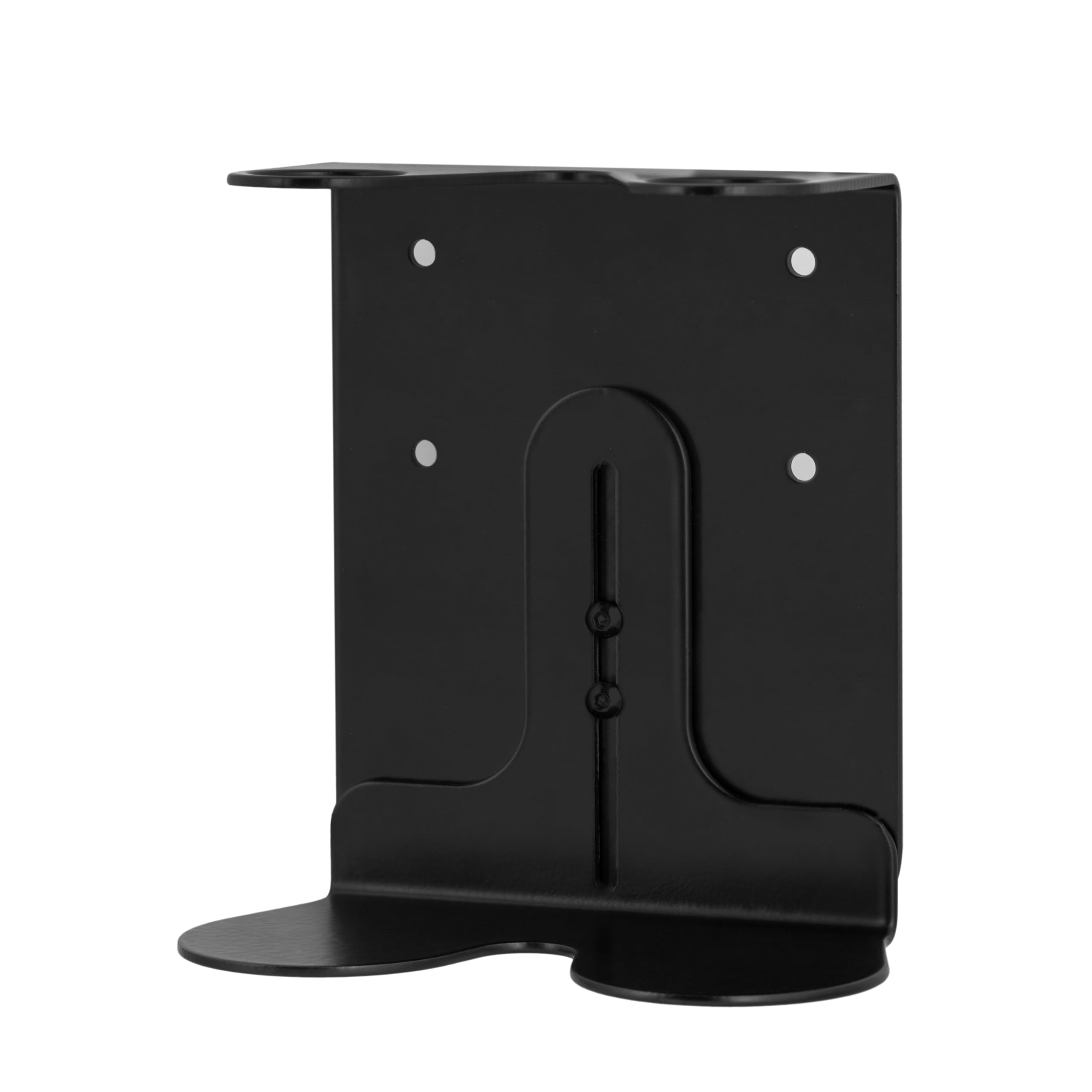 Support Mural pour Distributeur de Savon Noir Kuishi, Porte-Bouteille de Savon 250-500 ML, Double Noir, résistant à la Corrosion et aux Marques, décoration, Bouteilles Non incluses.