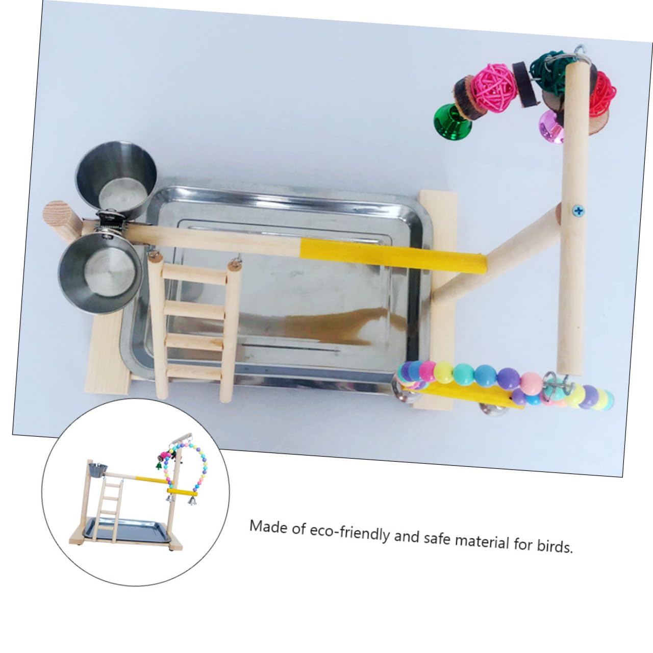 BESPORTBLE Soporte De Entrenamiento para Juguete De Equilibrio para Mascotas Ecológico