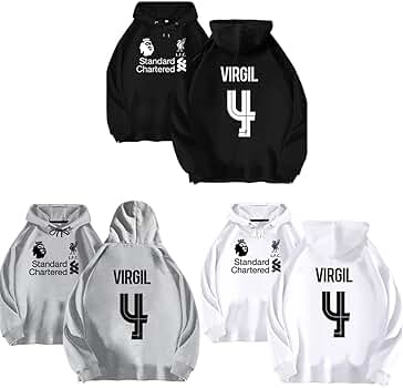 リバプール ユニフォーム Virgil 4，サイズ L、M リバプール 24-25 アウェイ 半袖 ユニフォーム No.4 フィルジル