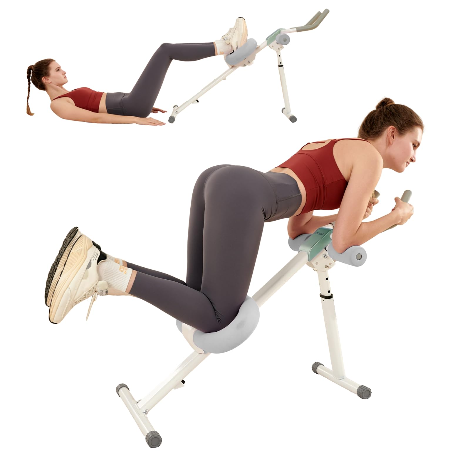 HOTWAVE Abdominal Trainer,Adjtable Ab Workout Equipment For
