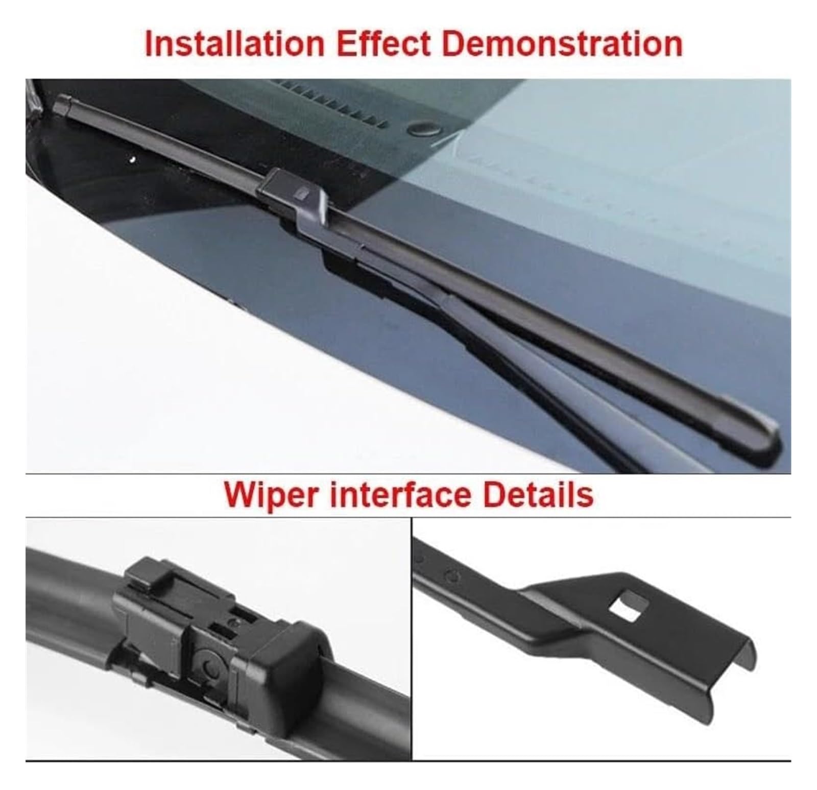 Para Q5 8R 2008-2017 Coche Limpiaparabrisas Delantero Trasero Escobillas 24"+20"+15" Reemplazo Escobilla Limpiaparabrisas(3 Pcs Wiper Blades)