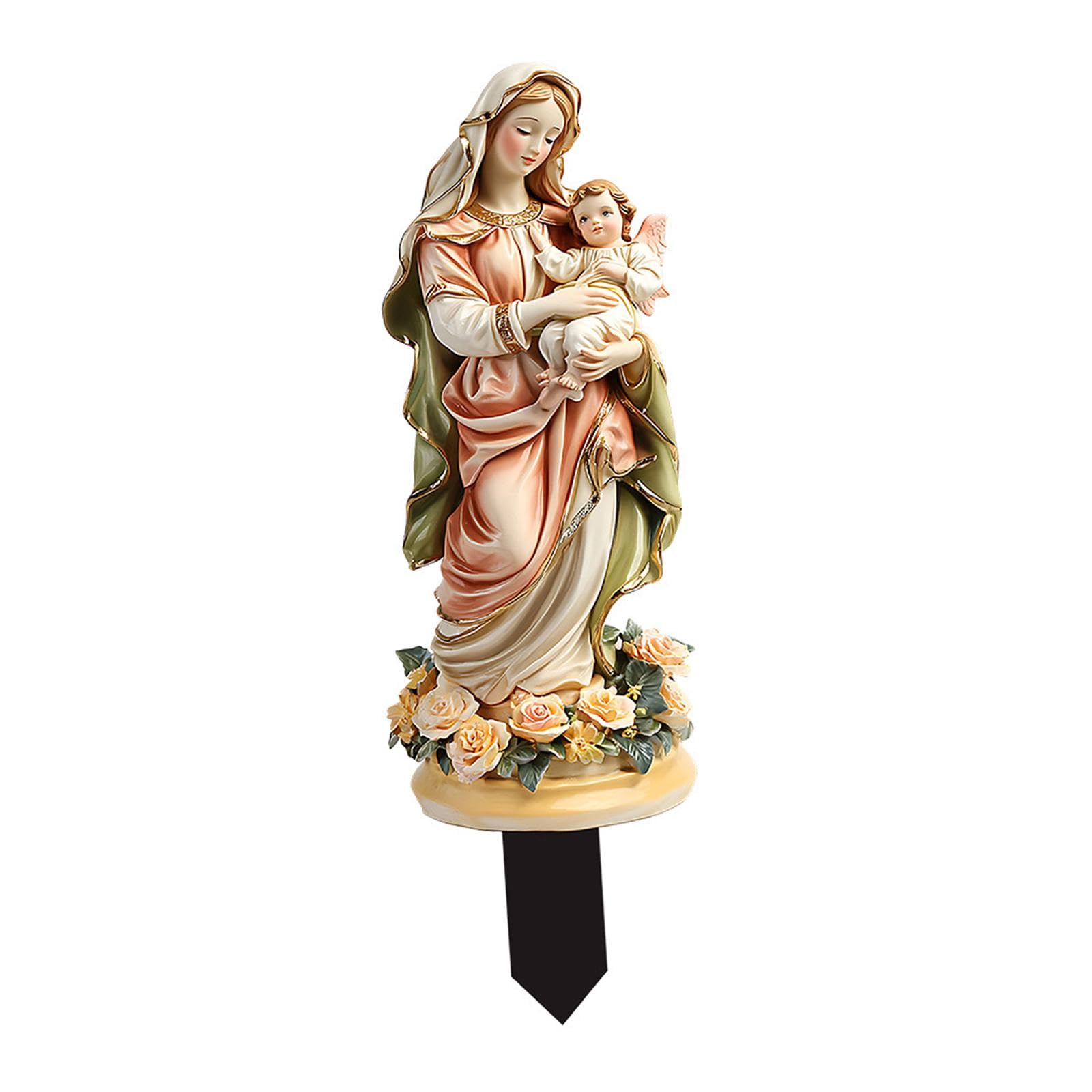 Garden Stakes Multifunctional Gifts Gifts 2D Plague for Outdoor Patio Spring Style D-image-14