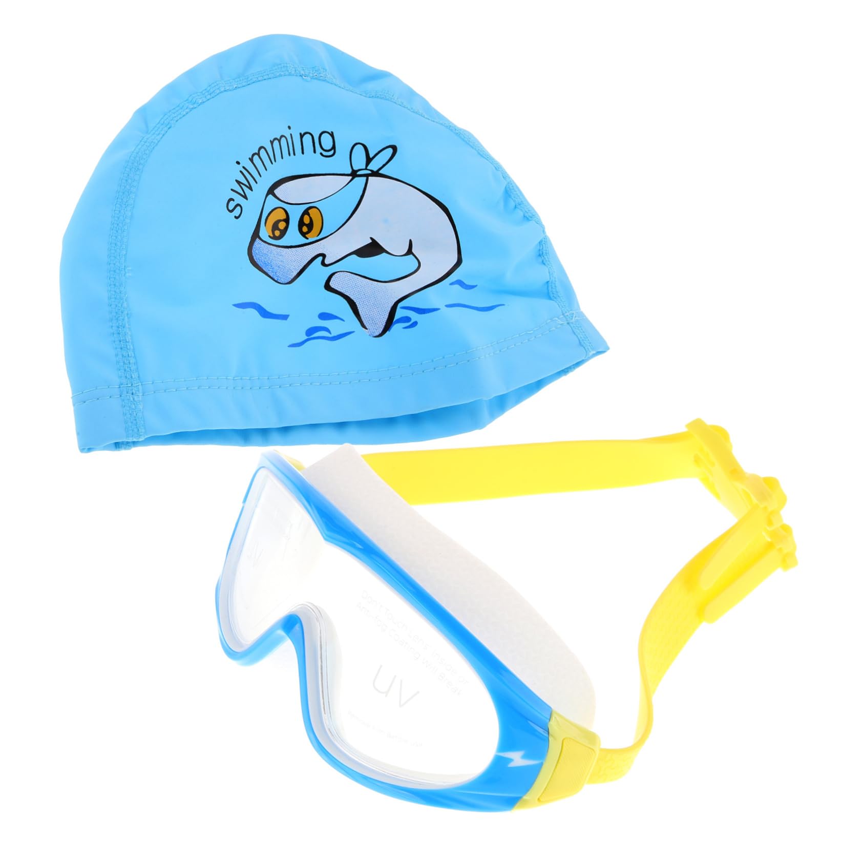 Lunettes de natation et bonnet TOYANDONA pour enfants avec pont de nez ajustable - 8