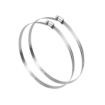 Aazon.co: 12" Inch Ducting Clap - 10 Pieces Of Adjustable Galvanized