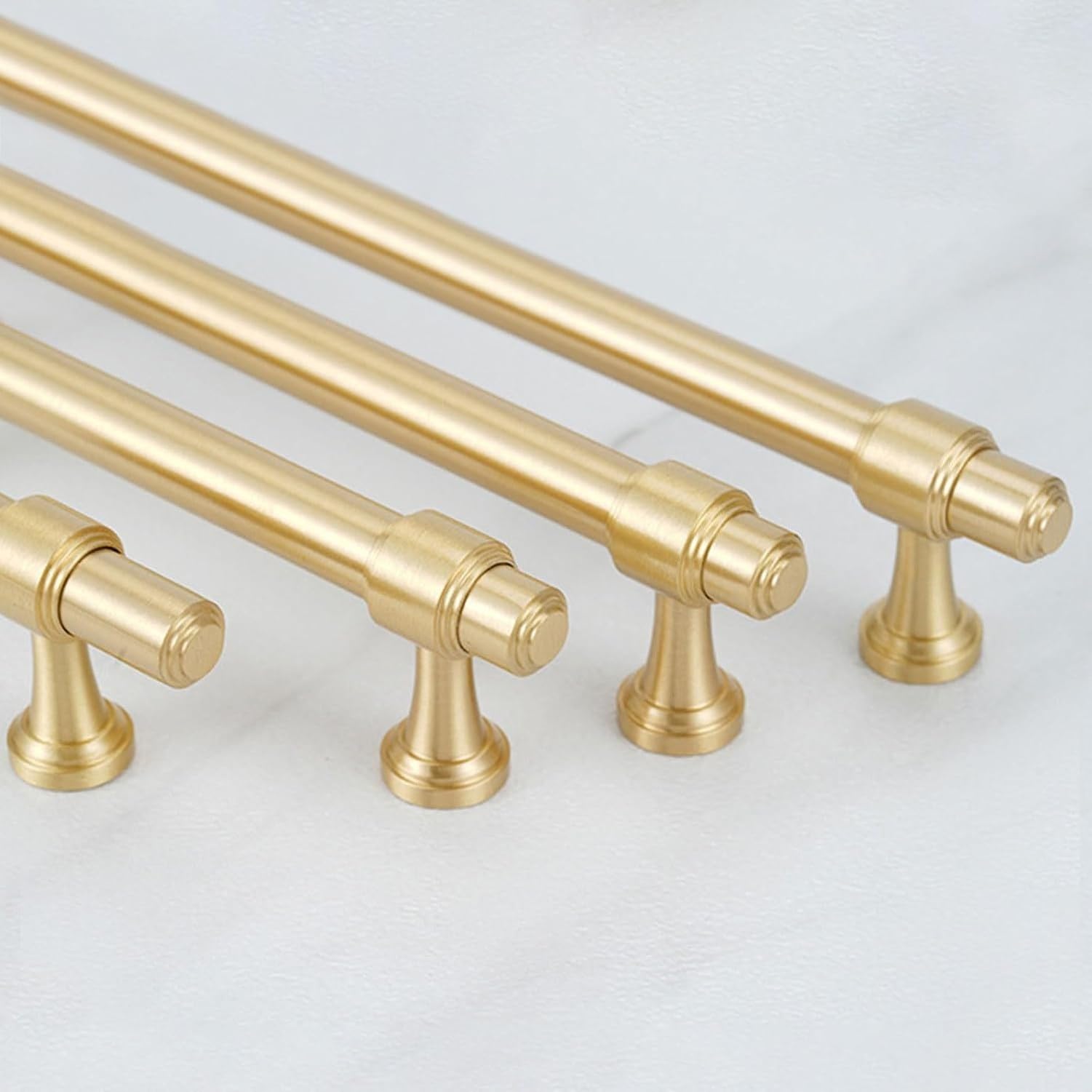 Uchwyty meblowe złote małe 2 szt z, Gold, Hole Centers：320mm/12.5in
