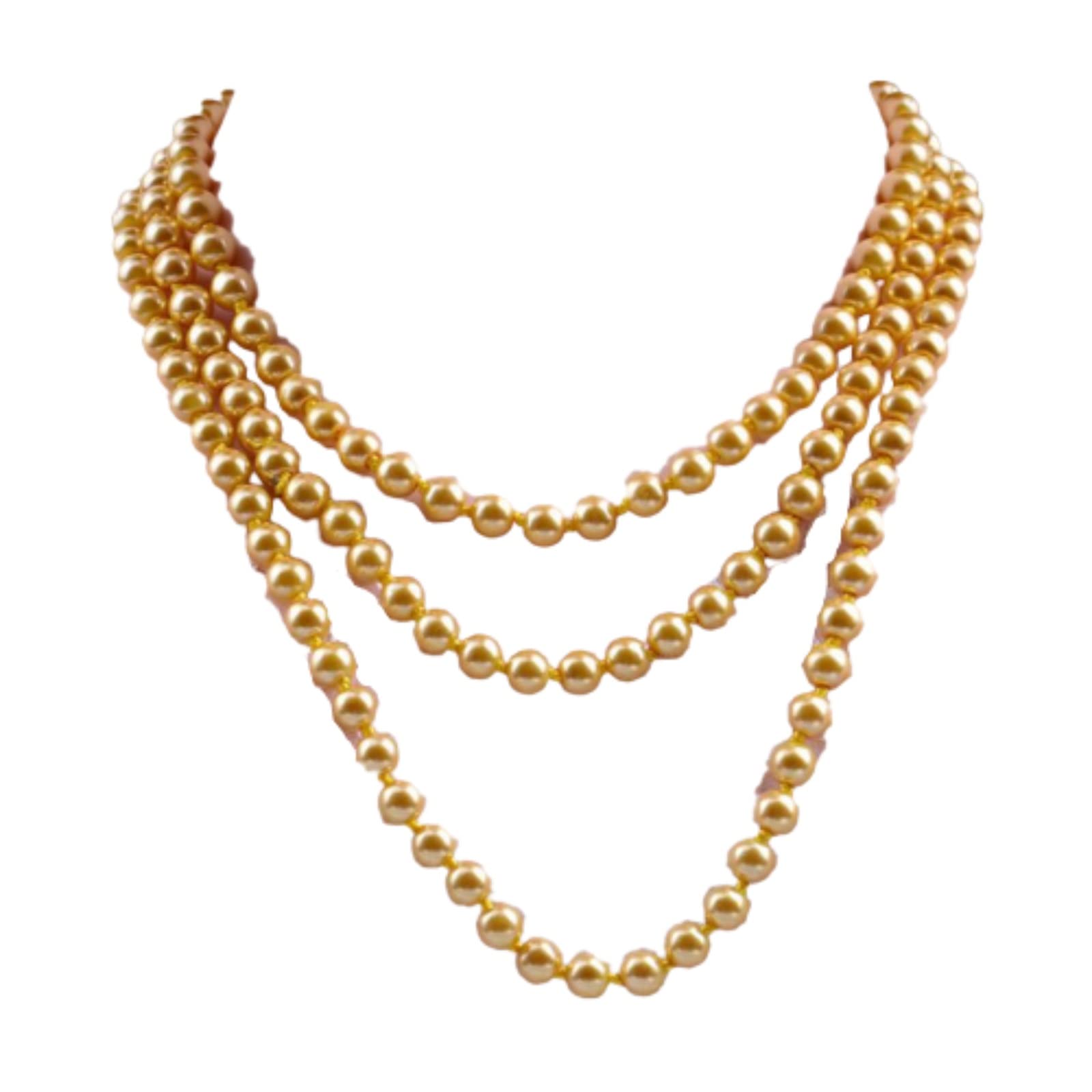 Collier de perles années 1920 pour soirée rétro et cocktail Gatsby
