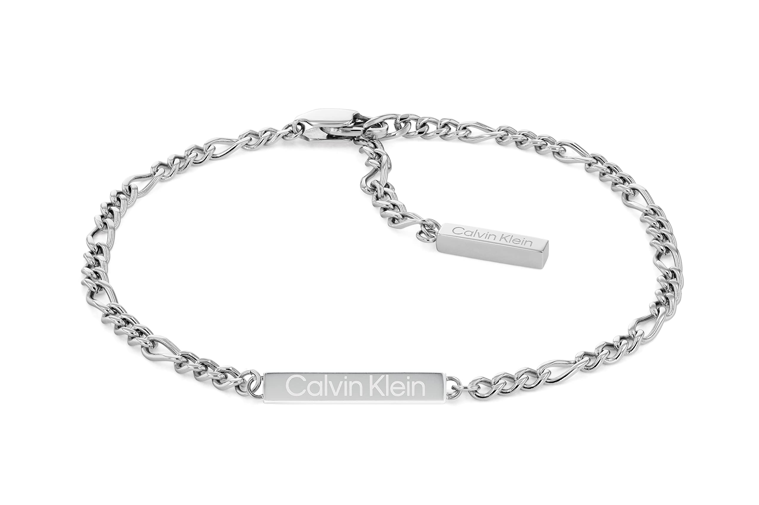 Calvin Klein Damska bransoletka łańcuszkowa z kolekcji LINKED - 35700003, Jeden rozmiar, Stal nierdzewna, Bez kamieni szlachetnych