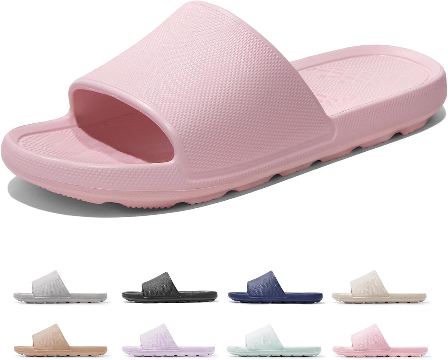 Non Slip Shower Shoes Bathroom Slippers for Pool Camping Open-toe