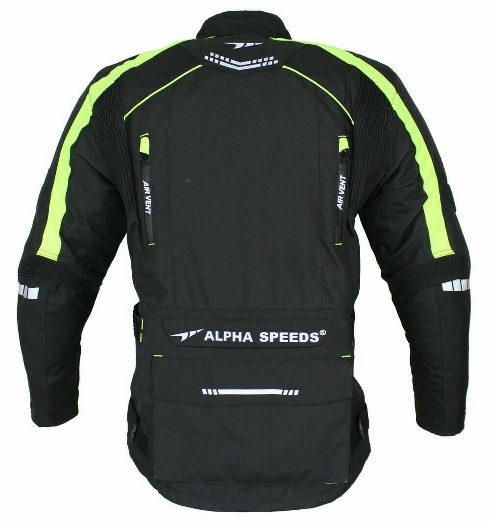 Motorrad Textiljacke Biker Wasserdicht Motorcycle Touring Jacket Protektoren Racing Thermofutte herausnehmbar Protector Jacket