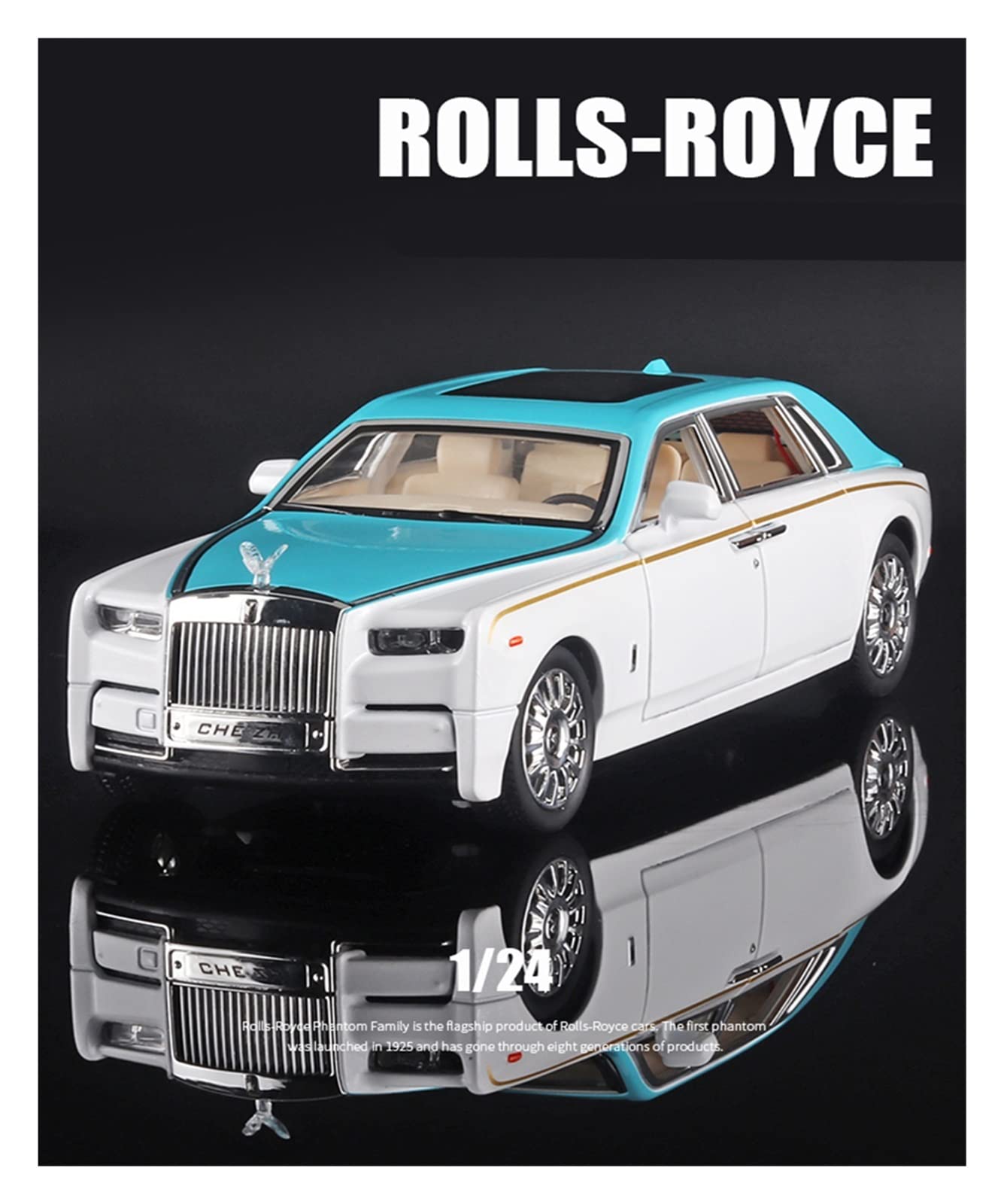 1:24 ロールスロイス ファントムI 1925 高級車 合金 モデルカー 1:24 ロールスロイス ファントムI 1925 高級車 合金 モデルカー