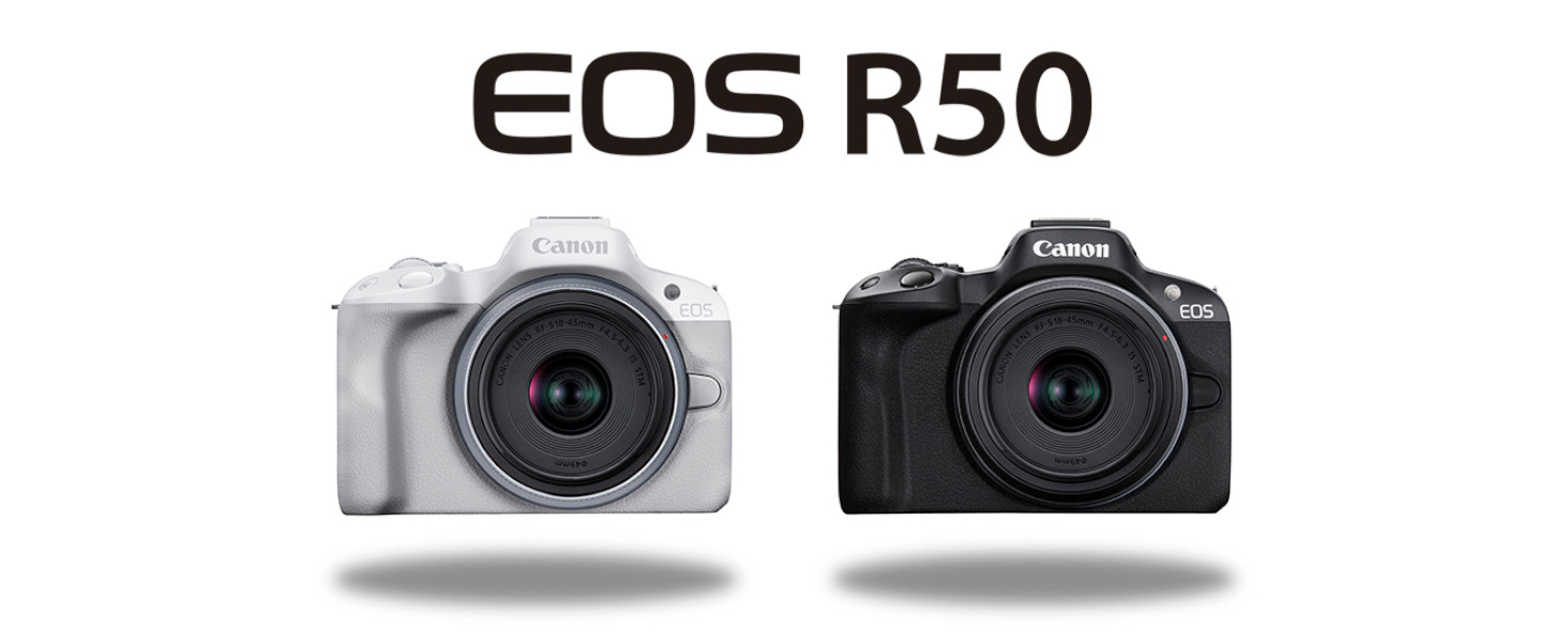 Amazon.com : Canon EOS R50 Mirrorless Camera (White) with RF-S 18