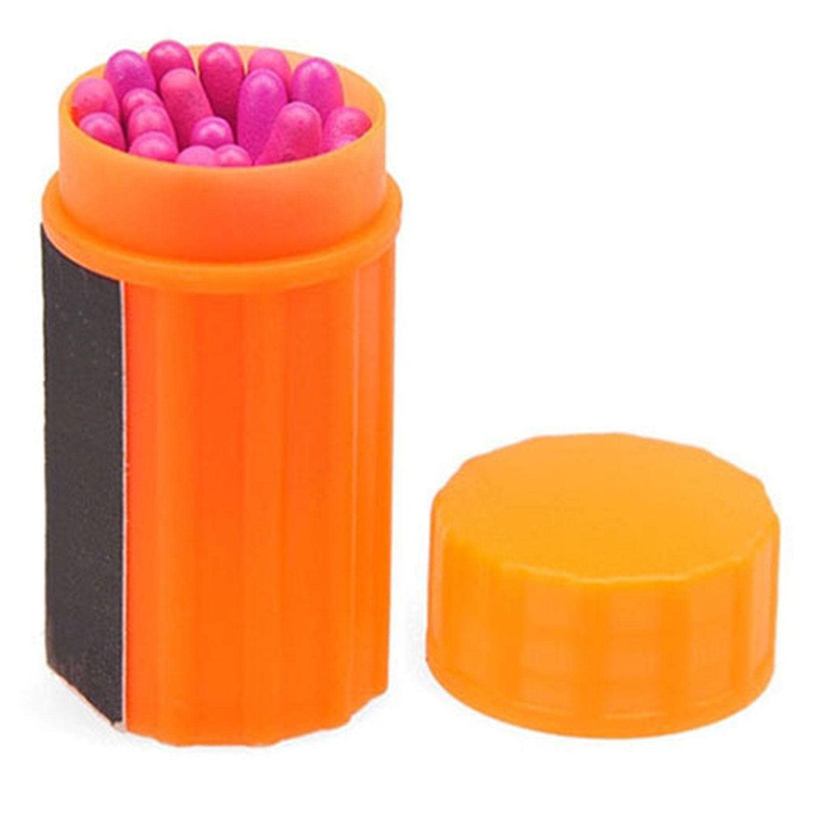 Waterbestendige overlevingslucifers, 20 stuks waterdichte lucifers, survivalkit met koffer, strike Anywhere-lucifers, voor wandelen, kamperen, outdoor, survival