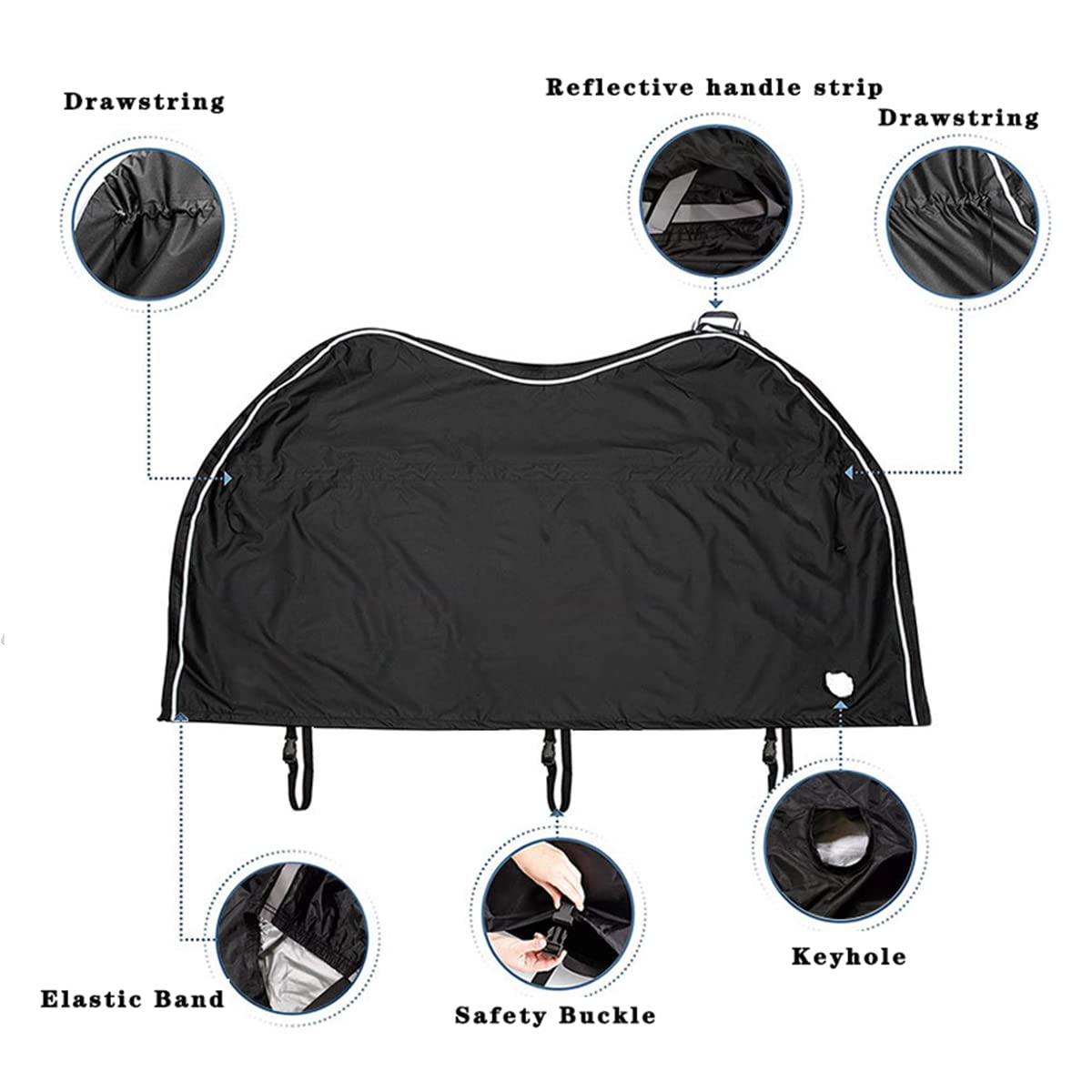 Copertura per moto impermeabile. Massima qualità. Materiale Oxford 210D