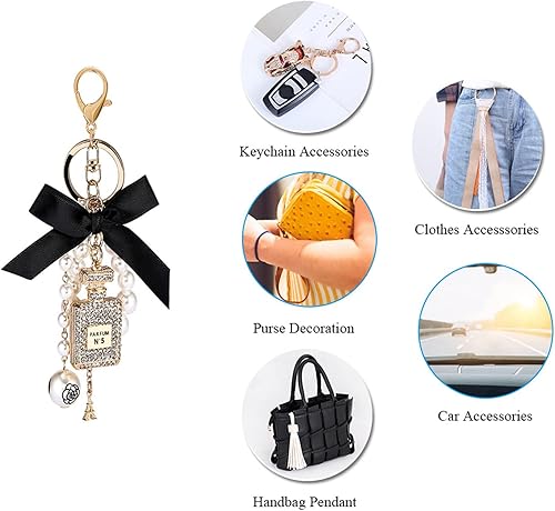 Miniatura 5 de WEPROSOFS Cute Keychains for Women, Key Chains for Car Keys, Keychain Accessories for Car Accessories Handbag Decorations