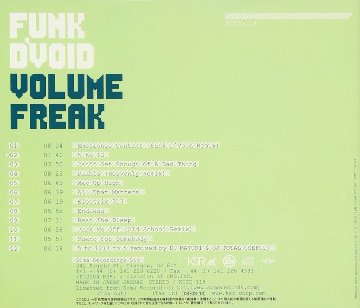 Funk D'Void Volume Freak