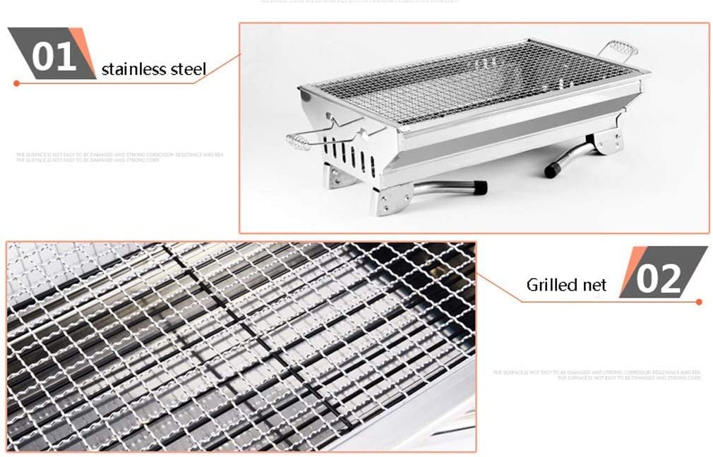 Barbecue a Carbonella Barbecue A Carbonella Fornello Per Barbecue Griglia A Carbone Portatile Griglia Pieghevole In Acciaio Inossidabile Per Impieghi Gravosi Grill Barbecue Portabile