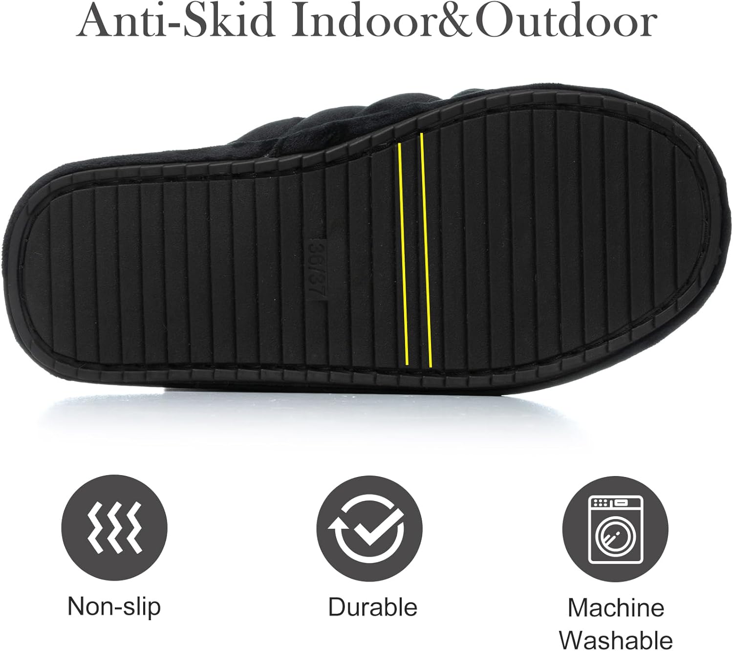 Flip Flops House Slippers for Women Indoor House Shoes with Soft Terry Cloth Ladies Thong Slippers with Non-Slip Sole and Memory Foam - Image 6