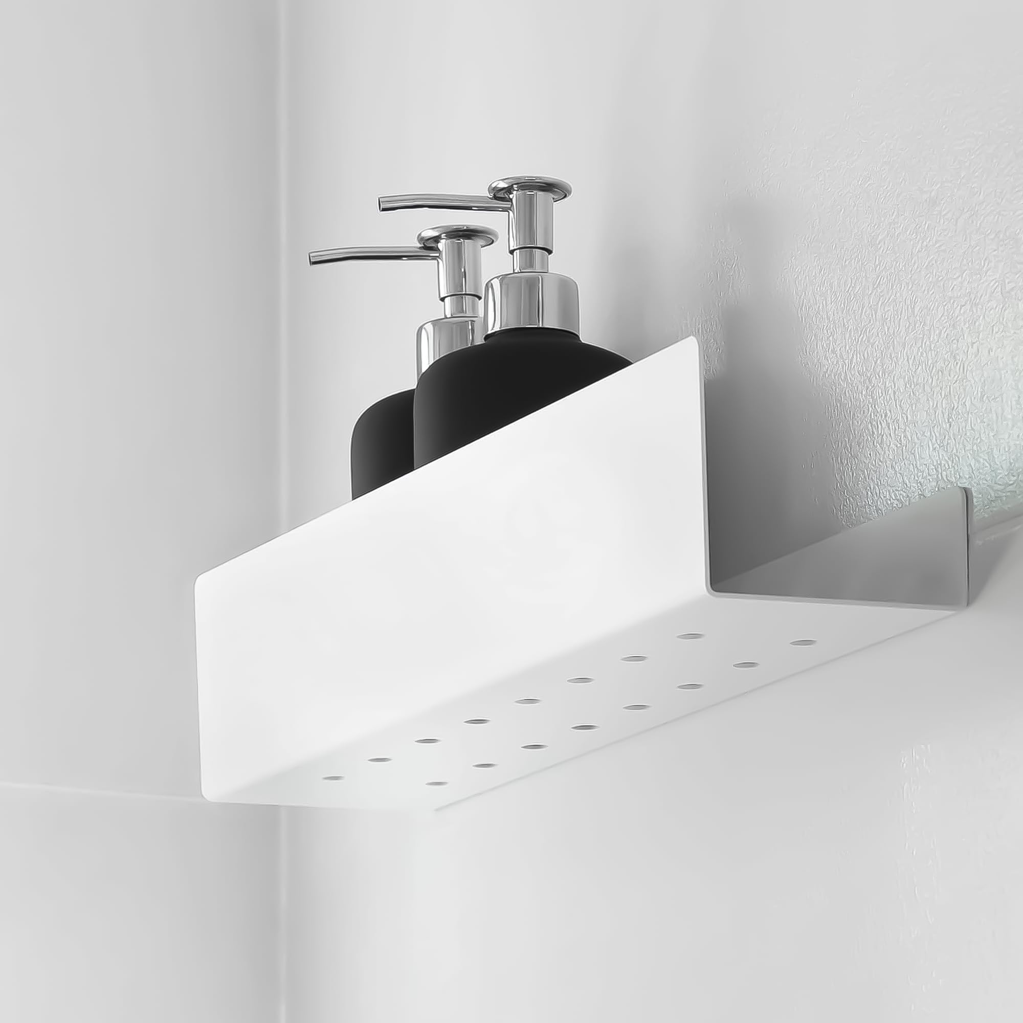 DABSTORY Doucheplank, badkamerrek, boren, douchemand, organizer voor douche en badkamer, houder, doucheplank, roestvrij staal, kleine badkamer, douchehouder, wandhangend rek, matte afwerking, zwart DABSTORY Doucheplank, badkamerrek, boren, douchemand, organizer voor douche en badkamer, houder, doucheplank, roestvrij staal, kleine badkamer, douchehouder, wandhangend rek, matte afwerking, zwart