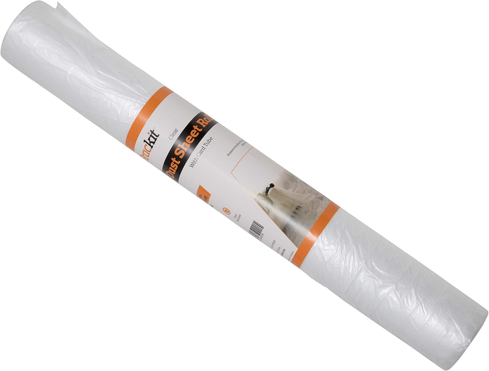Polythene Dust Sheet Roll – 2m x 60m – 9-Micron – For Professionals and DIY projects