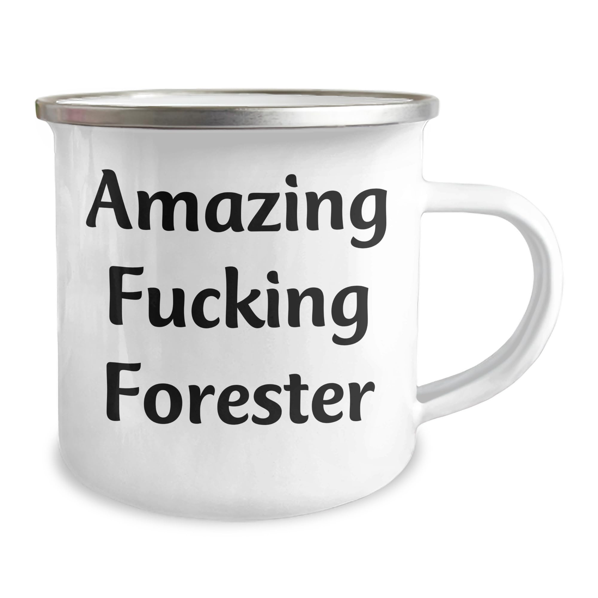 Gifts from Friends, Amazing F-king Forester Enthusiast, Forester Camping Mug, Birthday Unique Gifts for Men, Forester Lover