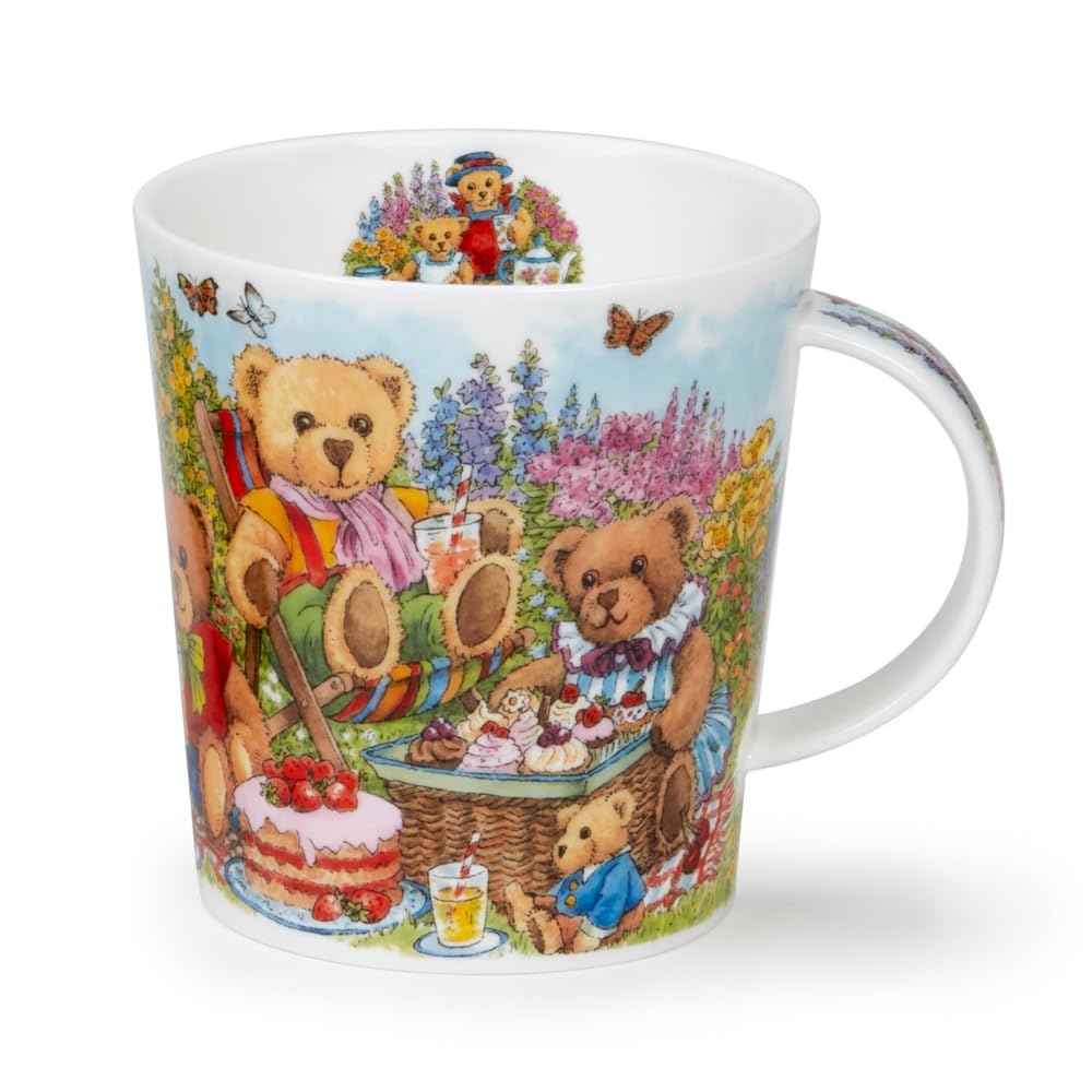 Dunoon Lomond Teddy Bears : Mug en porcelaine fine de 0,32 l pour le thé