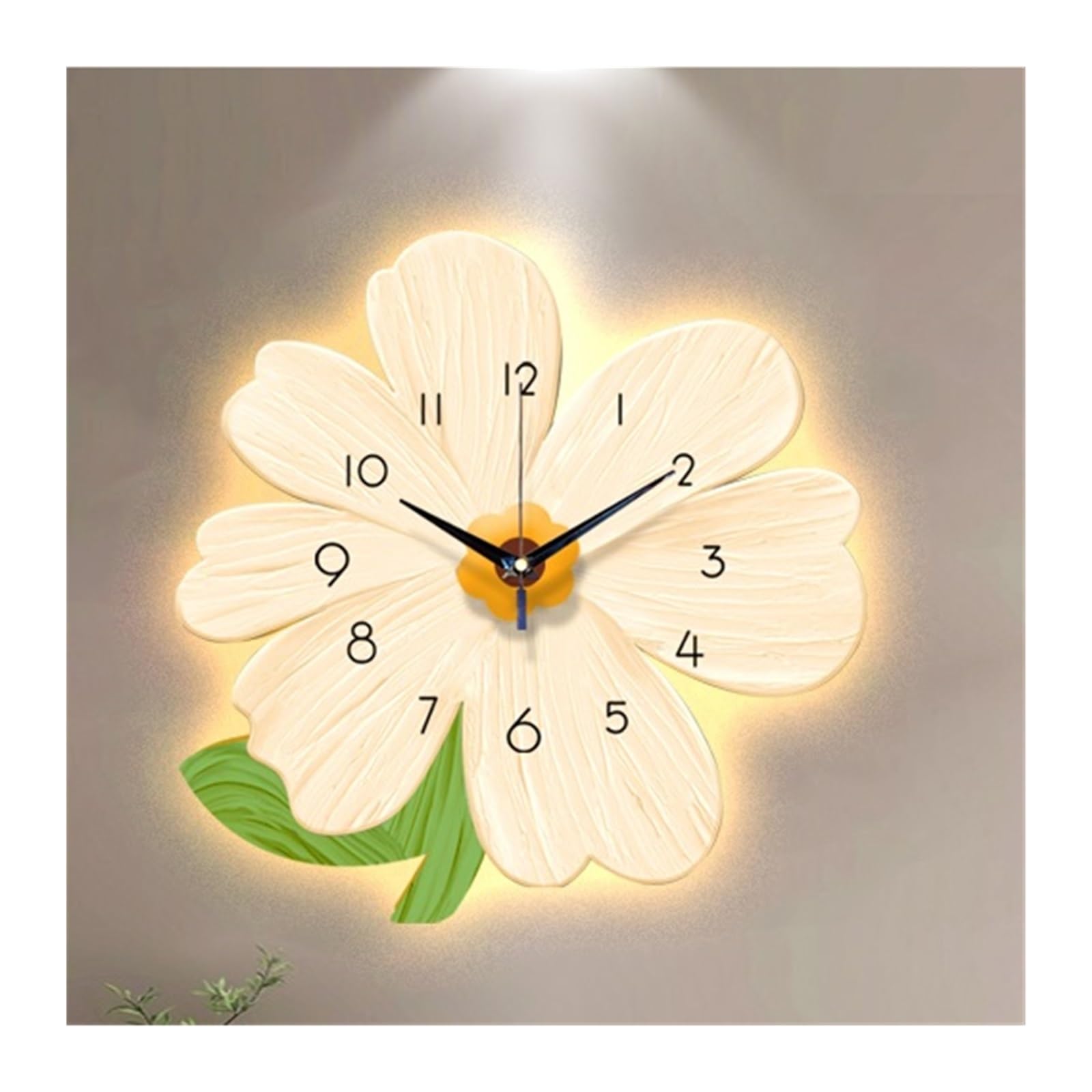 EINES Restaurant Clock Wall Clock Living Room Home Modern Silent Clock Wall Hanging Atmosphere(B)