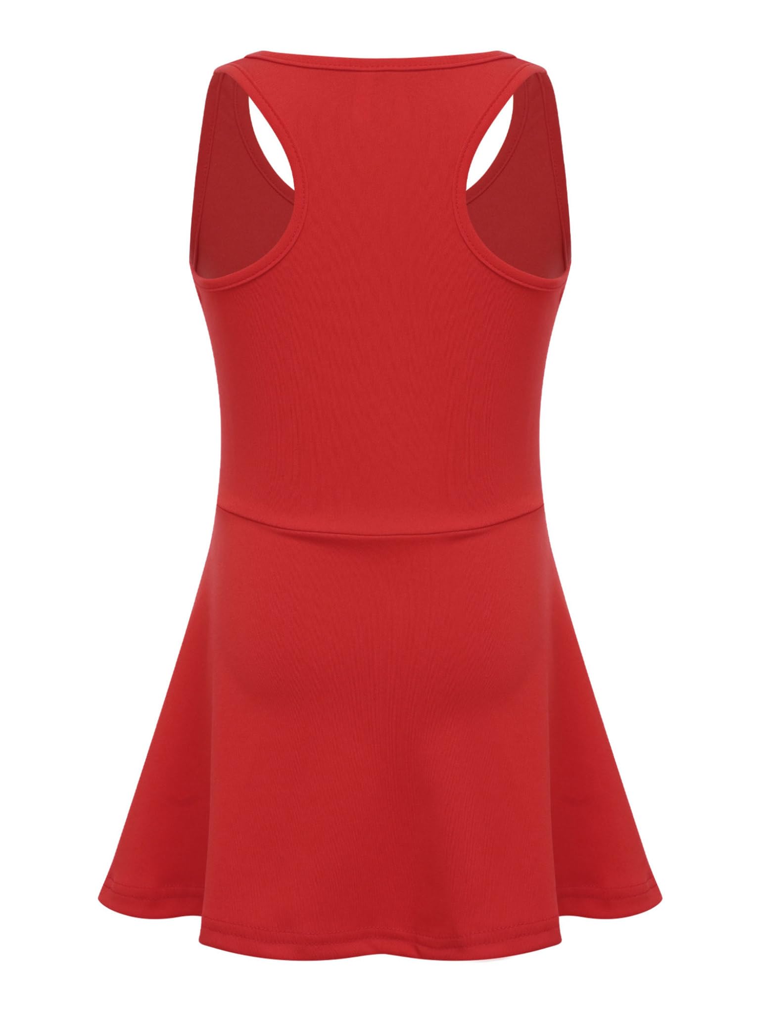 Runhomal - Vestido de golf para niños, para deporte, niña, gimnasia, deportes, voleibol, tenis, niña, 10 años, traje de tenis sin mangas