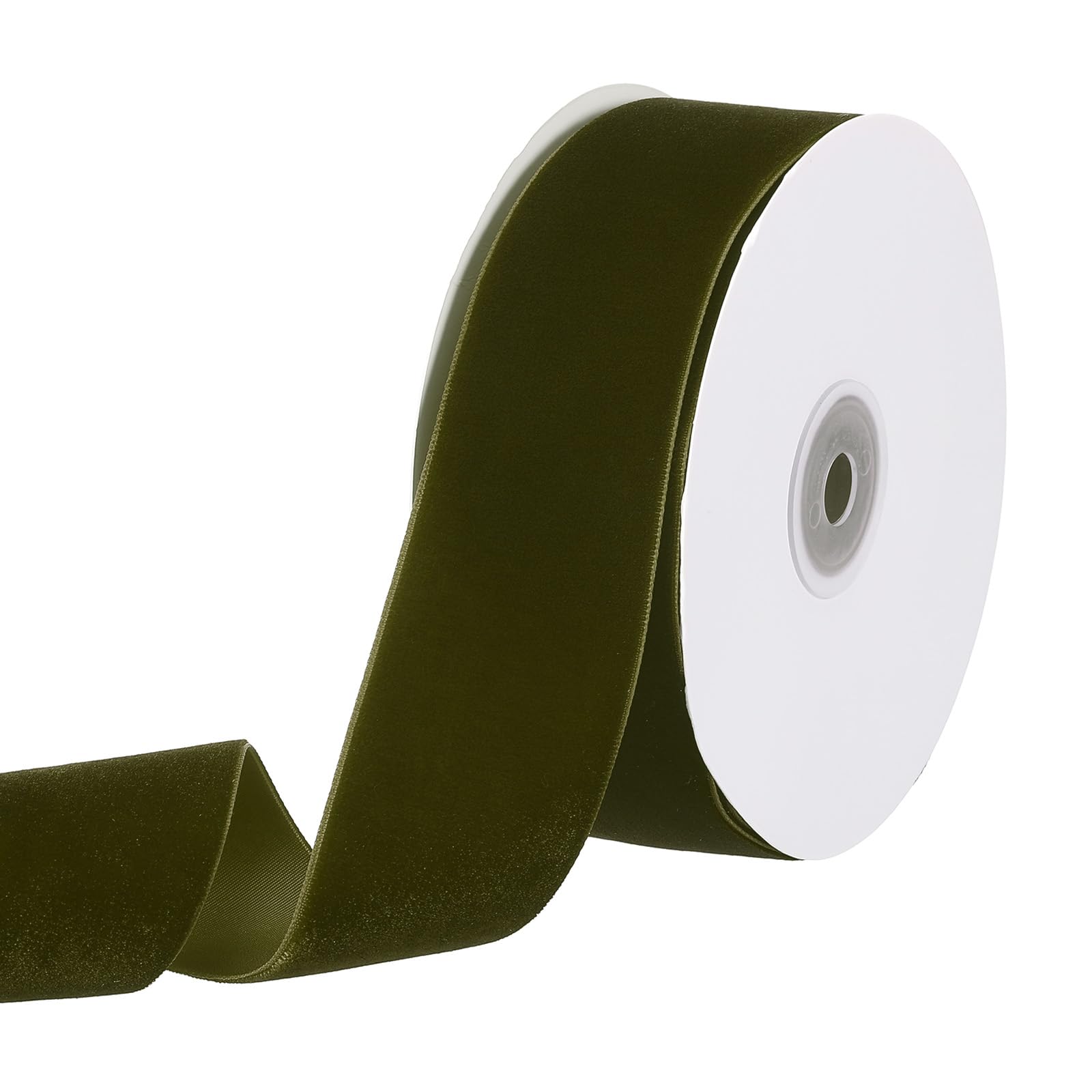 Rubans en velours vintage PATIKIL vert armée de 3,8 cm pour emballage de cadeaux de mariage