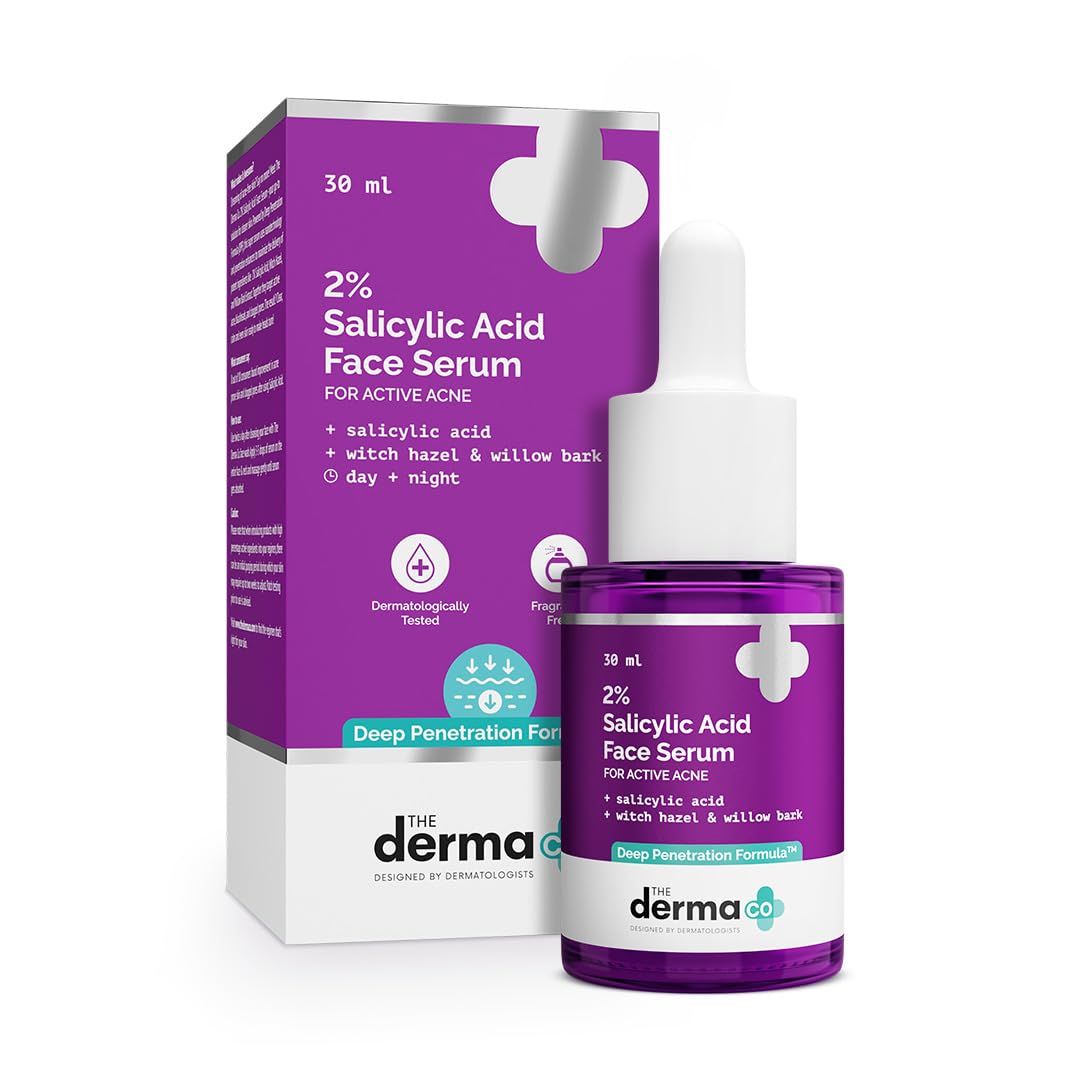 The Derma Co 2% Salicylic Acid Face Serum | Reduces acne & blackheads | Tightens pores | Exfoliates & soothes inflammation | 30 ml-picture-38