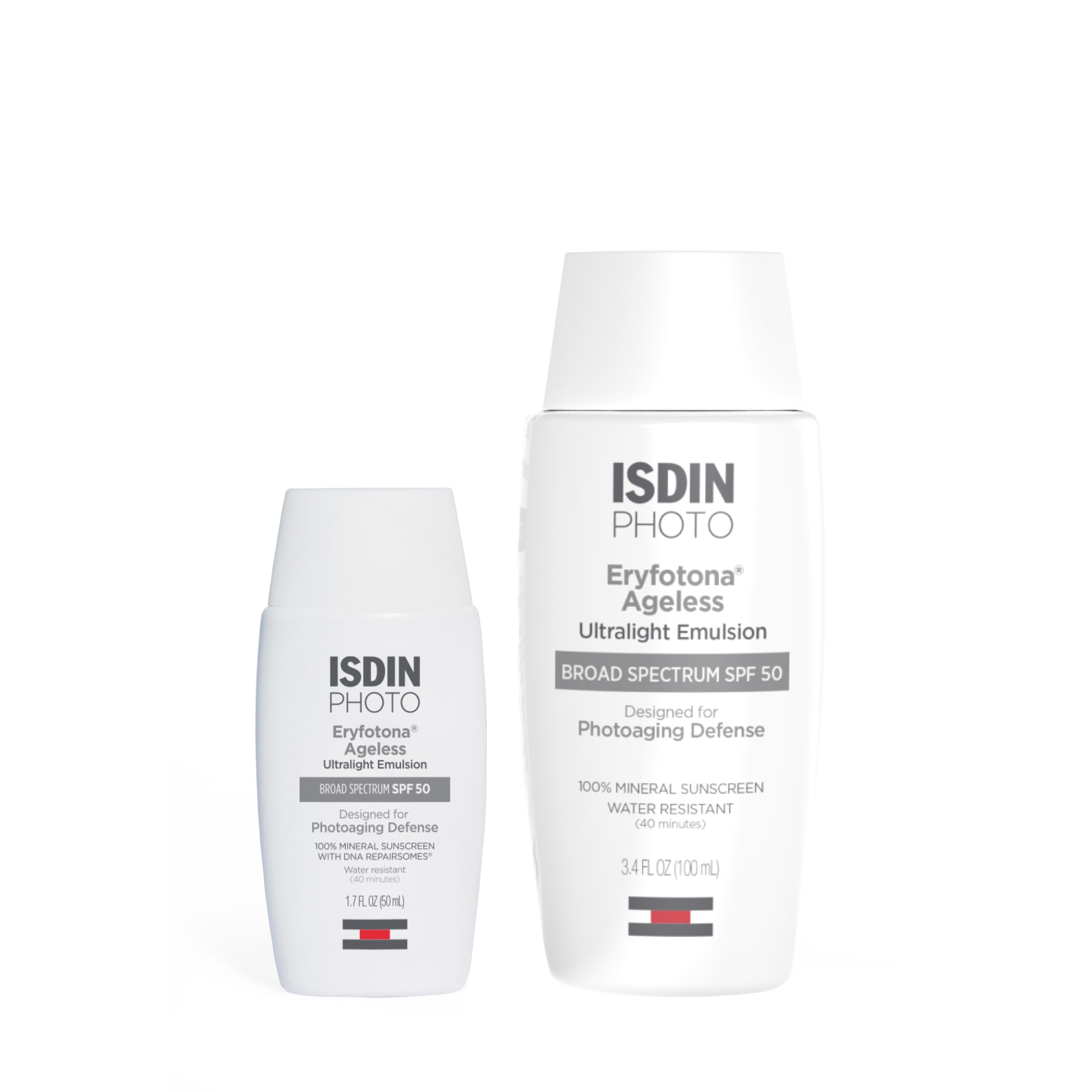 ISDIN Eryfotona Ageless Bundle 1 7 3 4 Fl Oz 100 Mineral Tinted Sunscreen Broad Spectrum SPF 50