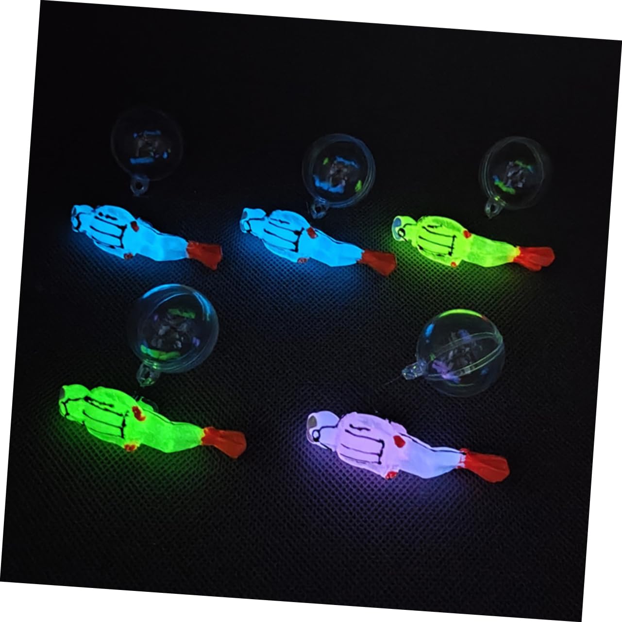BESPORTBLE 25ensembles Figurines De Plongeurs Décoratifs Lumineux pour Aquarium De Ornements Flottants Accessoires pour Réservoirs Et Aquariums Ajoutent Une Ambiance Naturelle Et Vivante