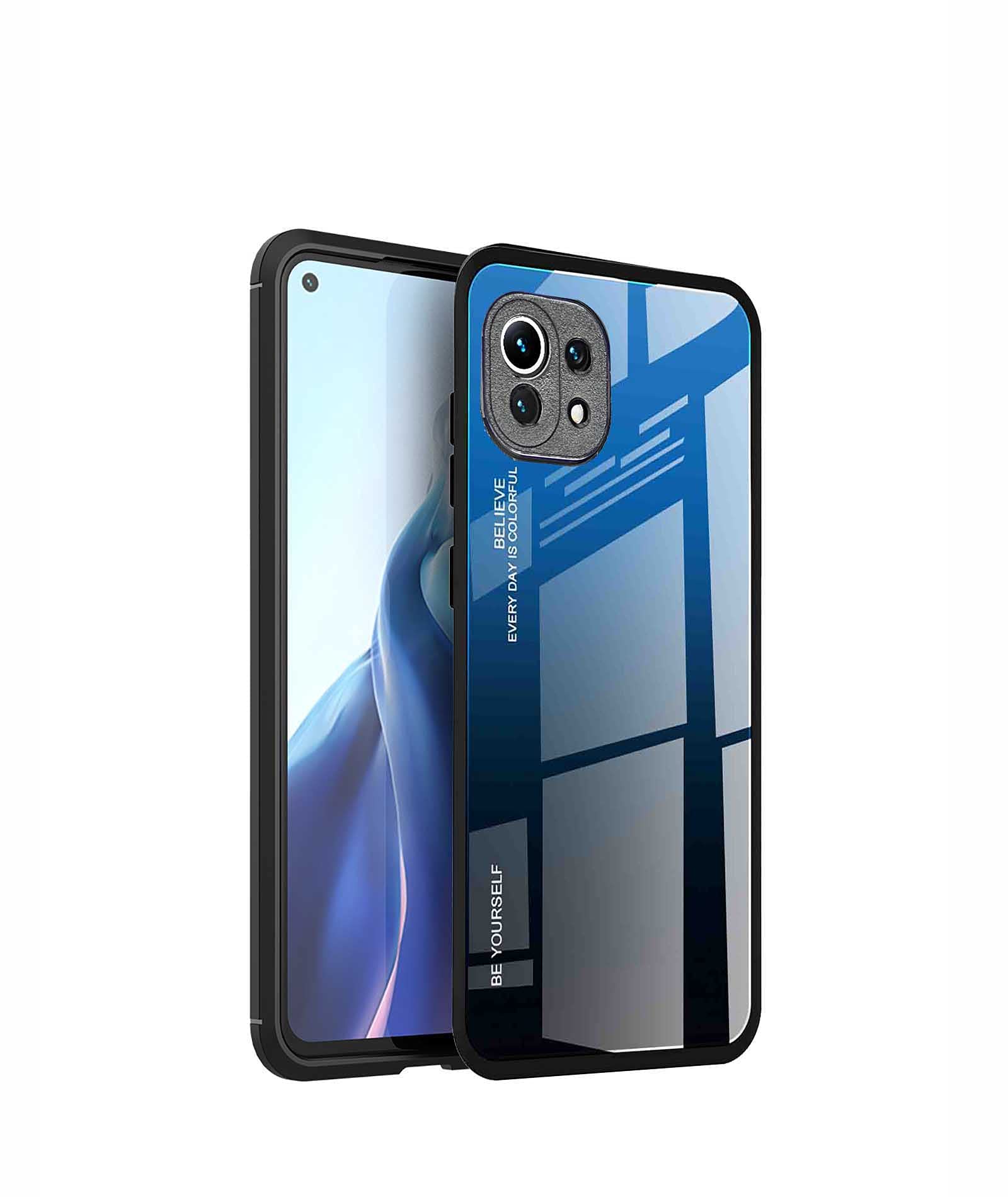 TTSWJBD Cover per Xiaomi Redmi Note 12 4G e Vetro Temperato Custodia con Cordino Silicone Trasparente Morbida Cover Cellulare Girocollo Collana Necklace Protettiva Bumper Antiurto TPU Case, Nero