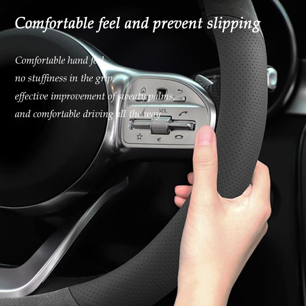 Auto Stuurhoes Voor Mazda MX-5, Microfiber Leer Stuurwiel Bescherming Zweetbestendig Antislip Comfortabel Binnendecoratie Autoaccessoires,B-D Auto Stuurhoes Voor Mazda MX-5, Microfiber Leer Stuurwiel Bescherming Zweetbestendig Antislip Comfortabel Binnendecoratie Autoaccessoires,B-D