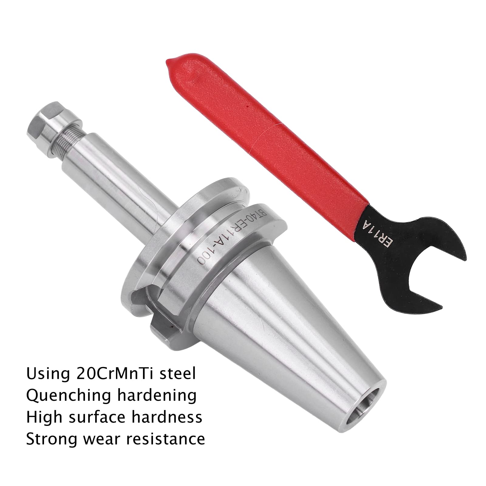 Fafeicy Soporte de Husillo CNC de Acero 20CrMnTi, Llave Integral