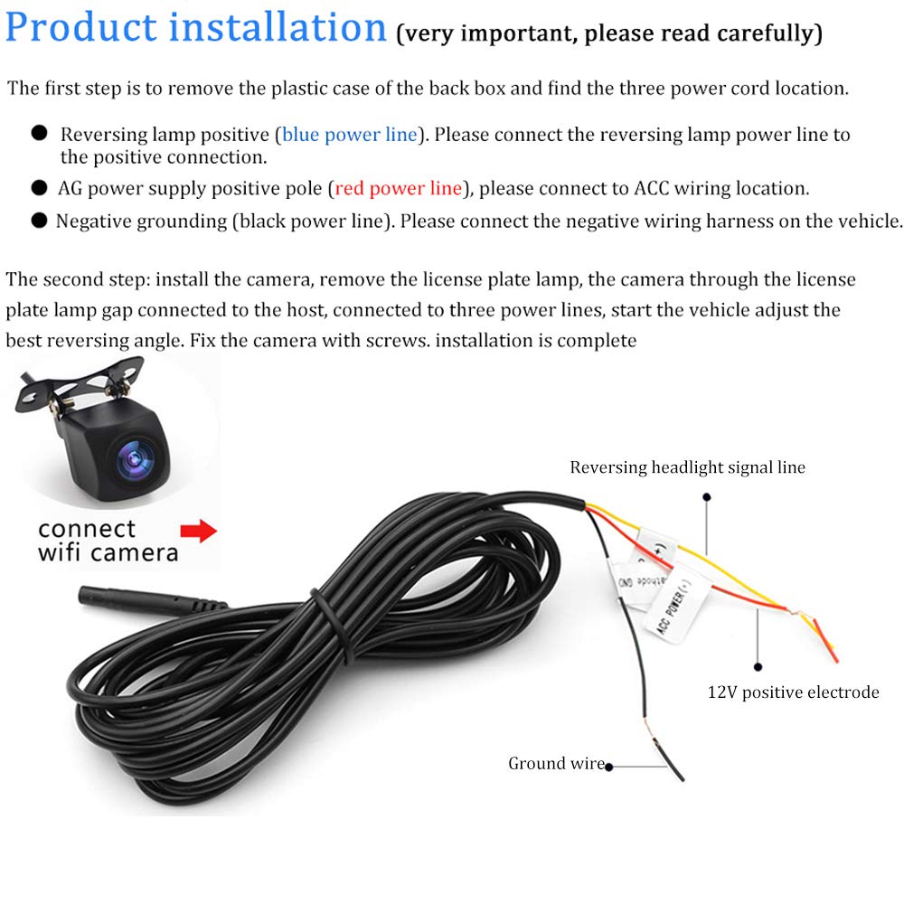 PolarLander WIFI Achteruitrijcamera Dash Cam Star Nachtzicht Auto Achteruitrijcamera Mini Body Waterdicht Tachograaf voor iPhone en Android