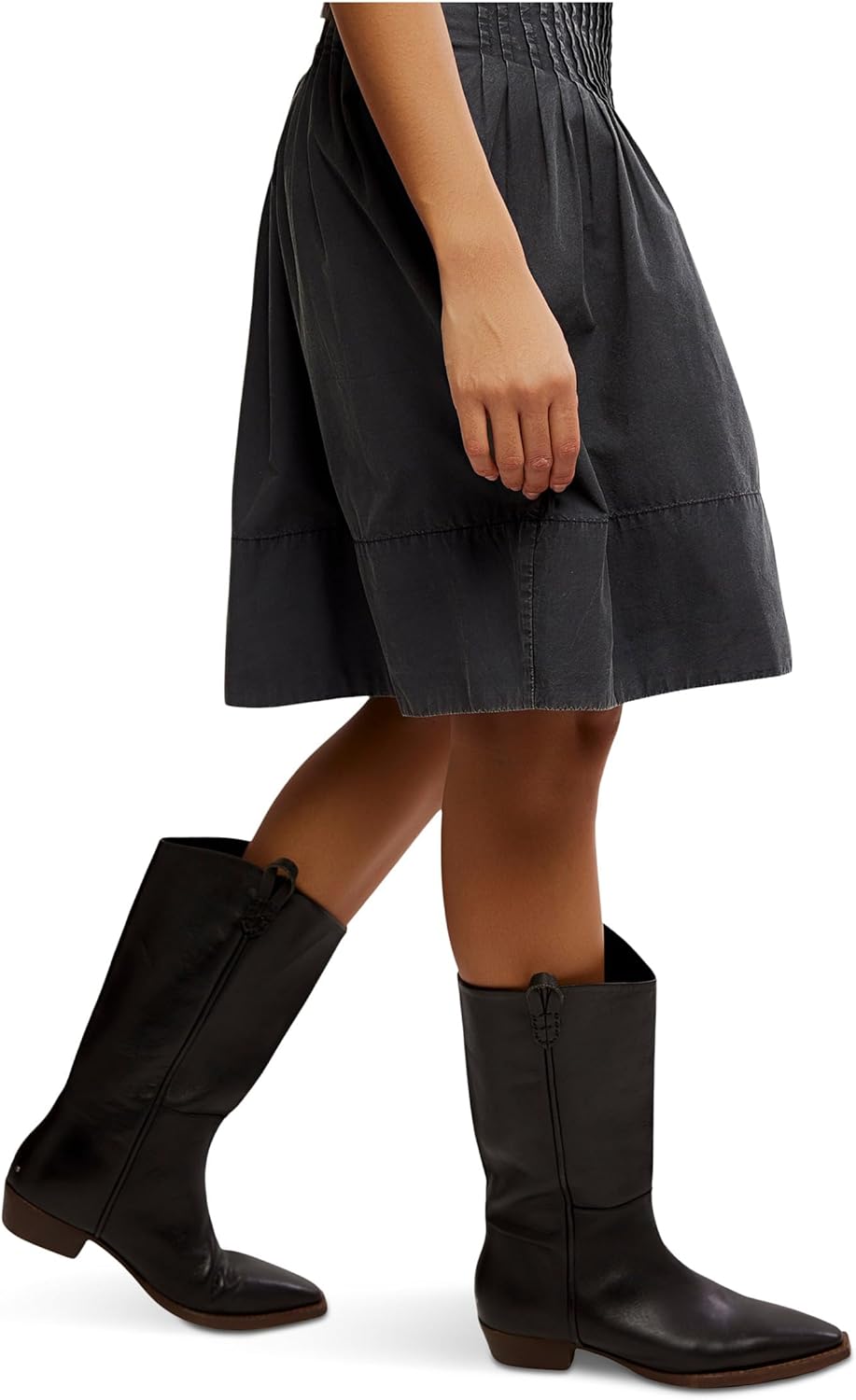 Free People Womens Peyton Pintuck Midi Skirt - Image 2