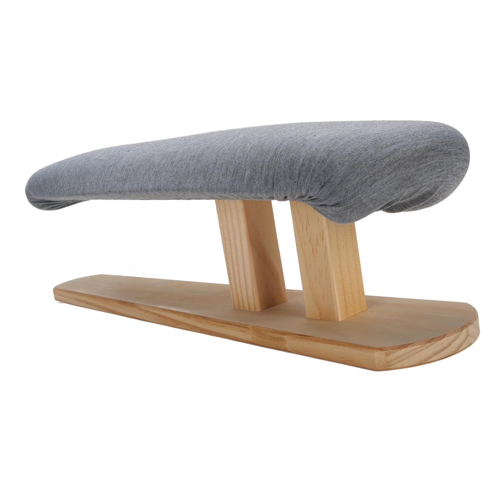 Asse da Stiro, Asse da Stiro con Base in Legno Massello Realizzato a Mano con Design Antiscivolo e Piattaforma Ergonomica Stabile, Profilo Mini Sottile per Cucire Lavanderia Domestica