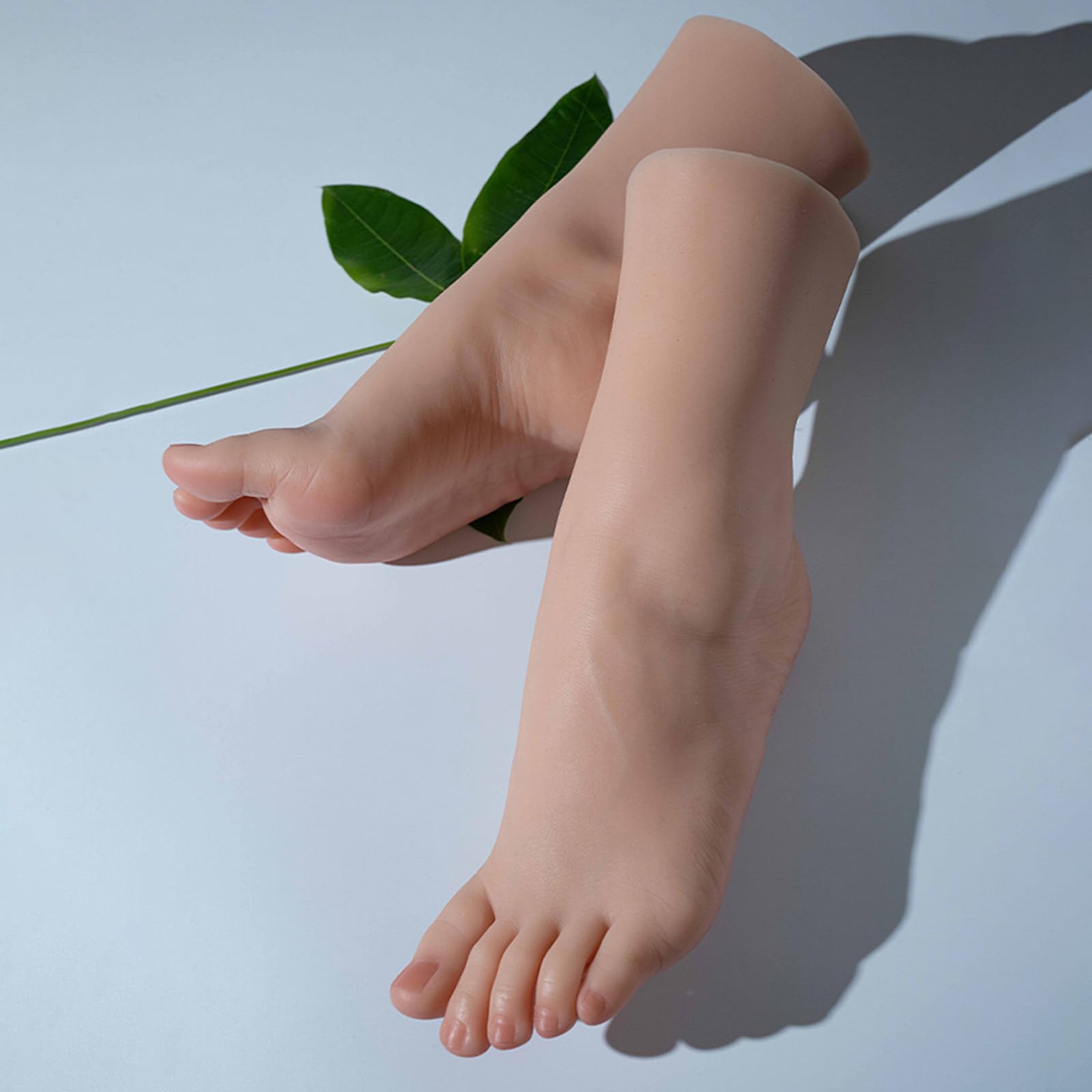 Realistyczny silikonowy model kobiecych stóp 25 cm, miękka, realistyczna, sztuczna stopa, do prezentacji sztuki, szkicowania, kolekcjonowania, fotografii i dekoracji domu